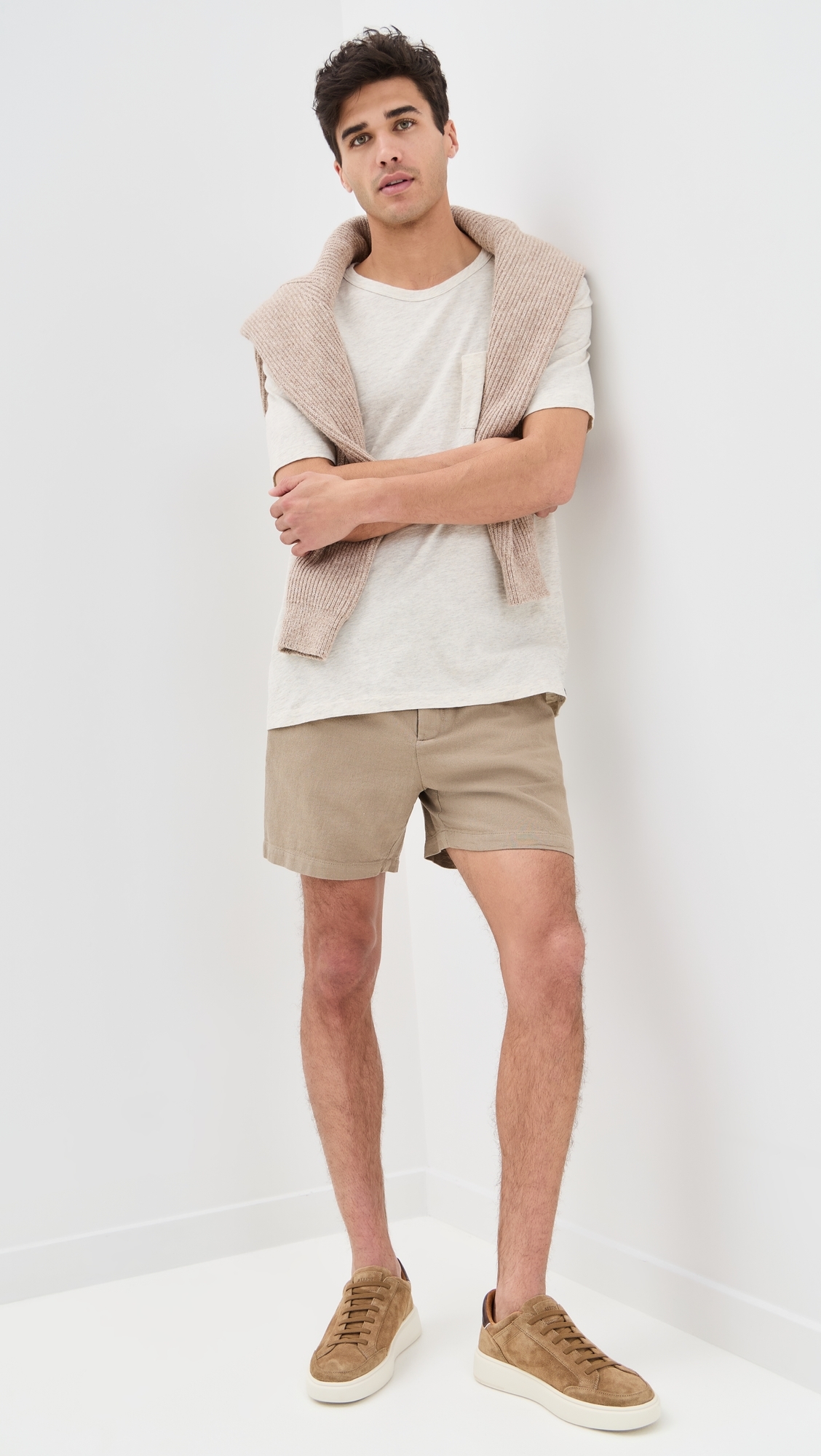 Sunwashed Pocket Tee Island Dune Heather