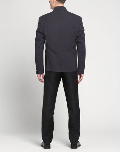 Man Blazer Midnight blue Size 38 Virgin Wool, Polyester, Elastane