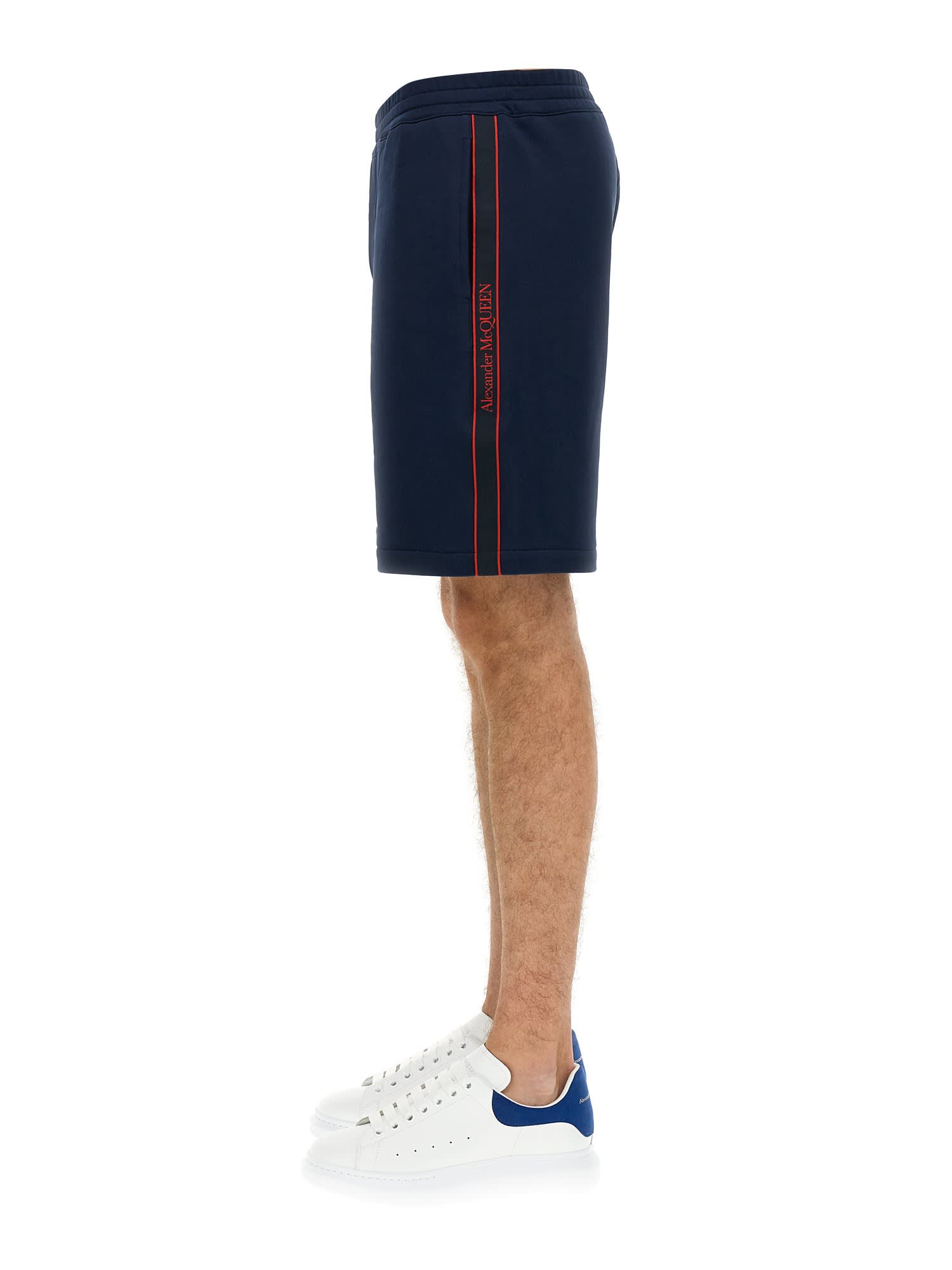 Logo-tape track shorts