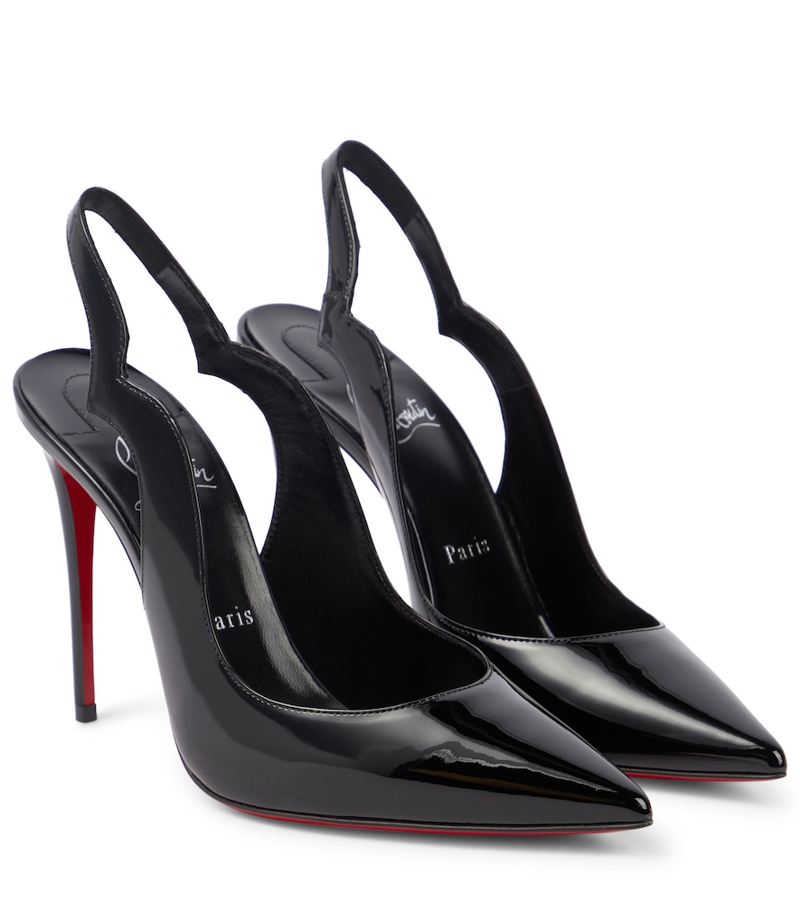 Hot Chick leather slingback pumps