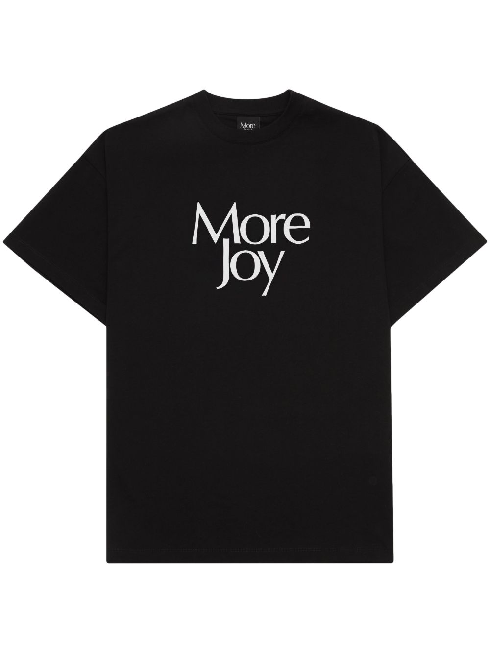 More Joy logo-print organic cotton T-shirt - Black