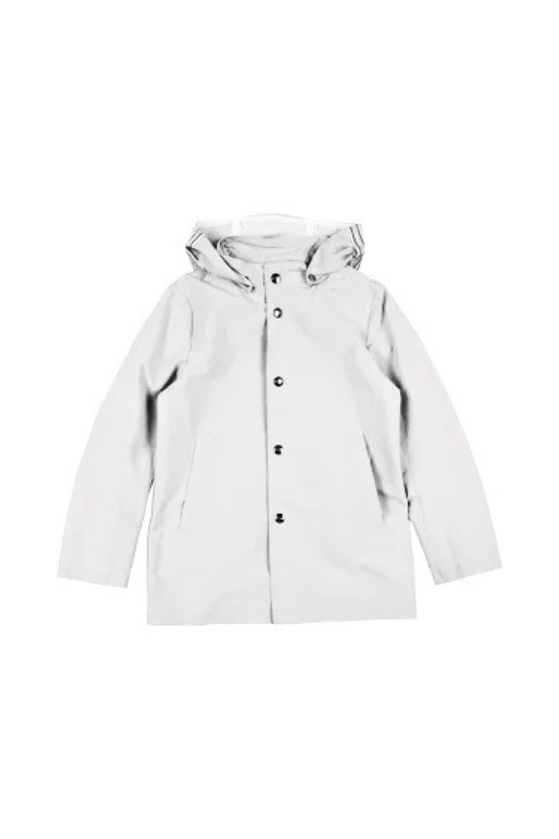 Hooded Coat — White
