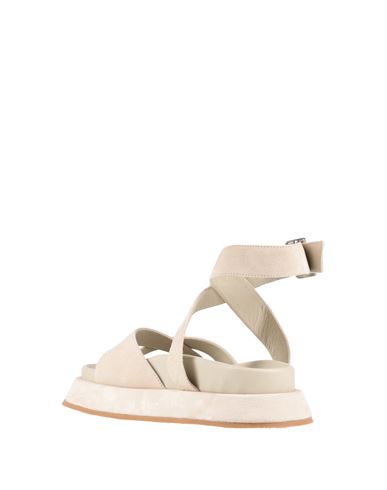 Woman Thong sandal Light grey Size 7 Leather