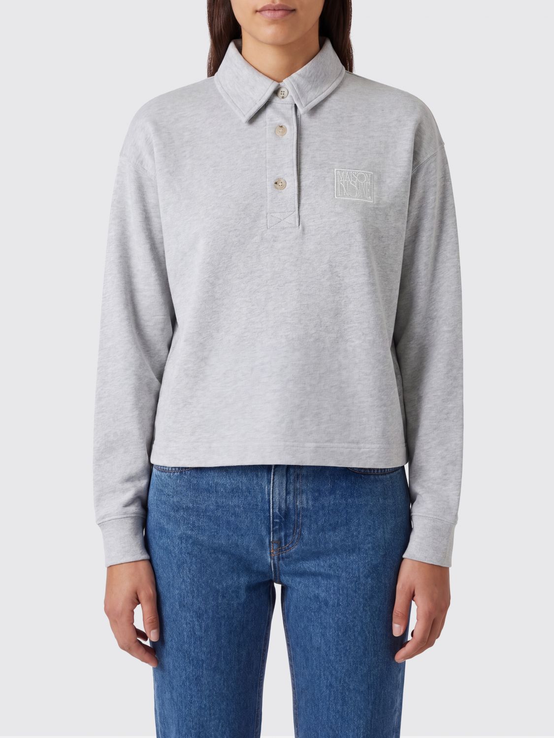 Sweatshirt MAISON KITSUNÉ Woman color Grey