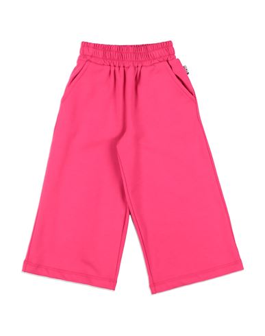 Kid Girl Pants Fuchsia Size 12 Cotton, Elastane