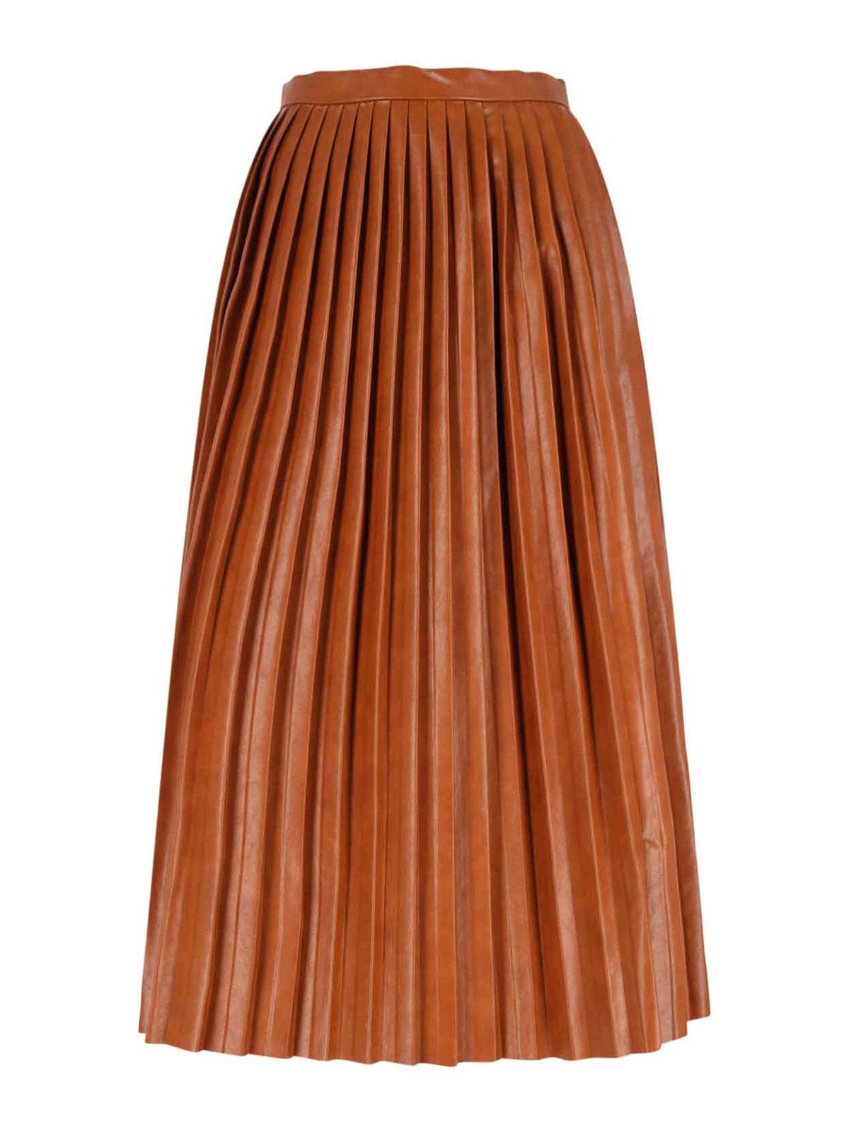 Pleated MIDI skirt