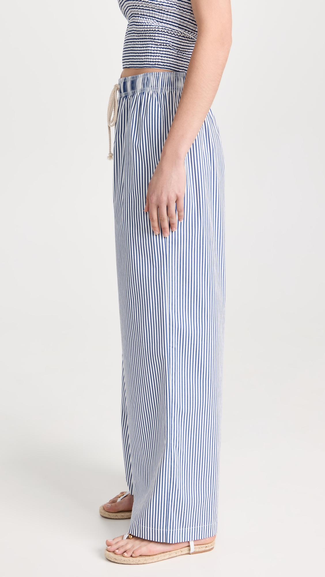 Pop Pants Navy Stripe