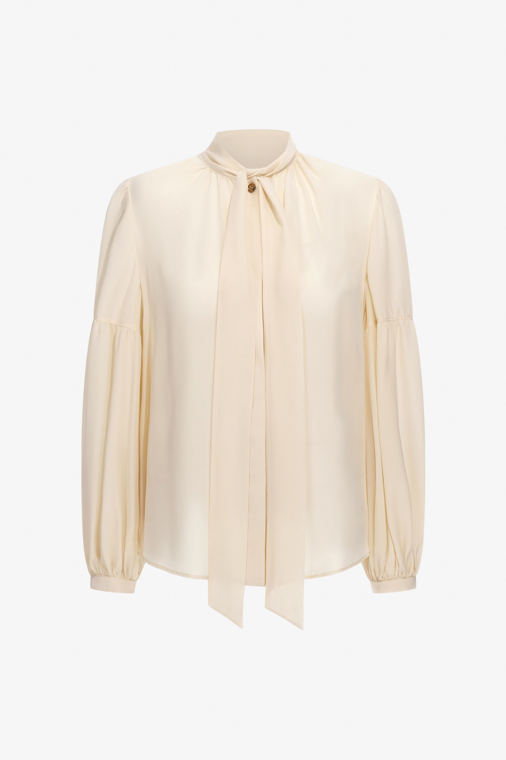Blouse With Pussy Bow Neckline