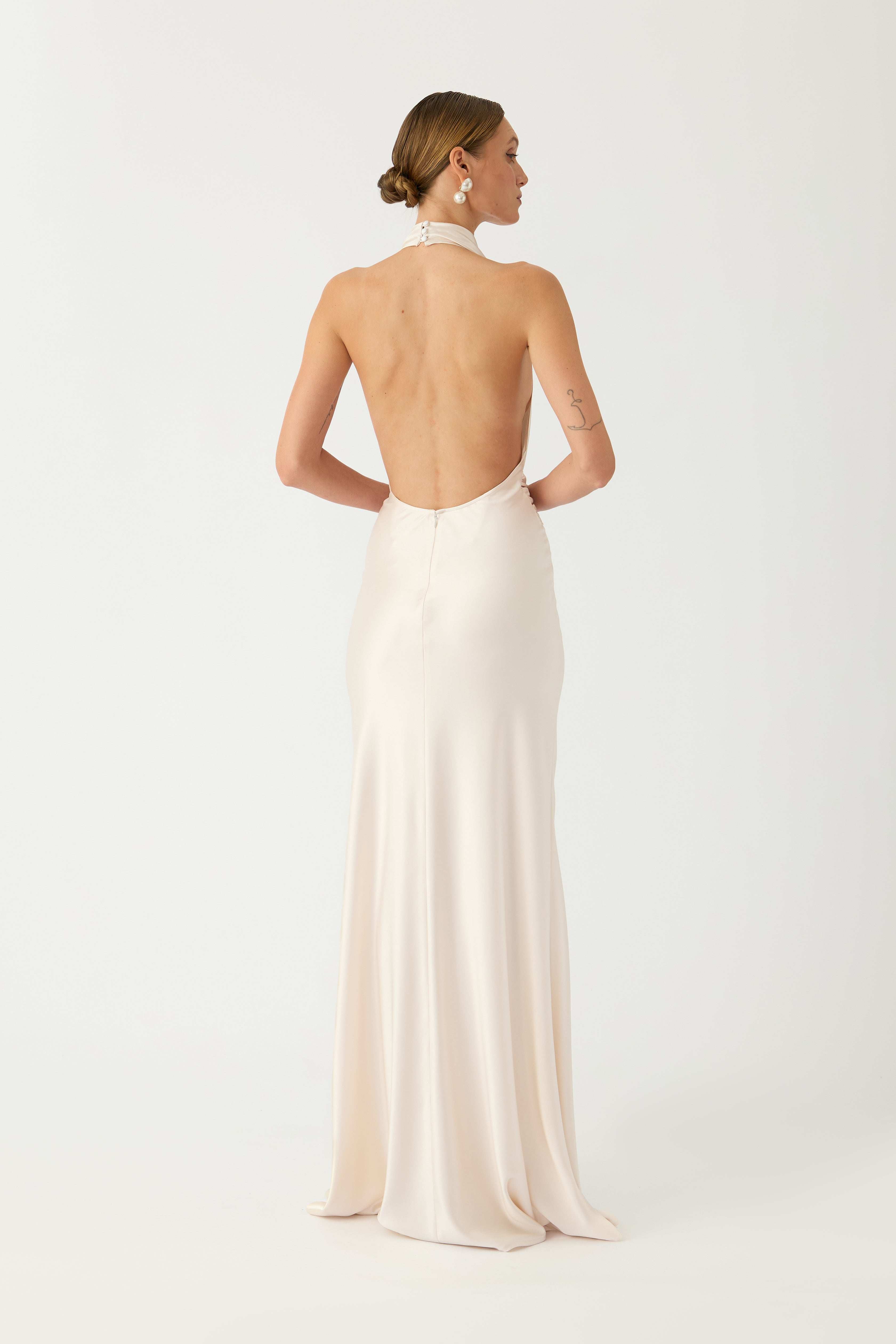 Sabina Satin Gown