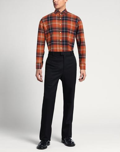 Man Shirt Rust Size 15 ½ Cotton