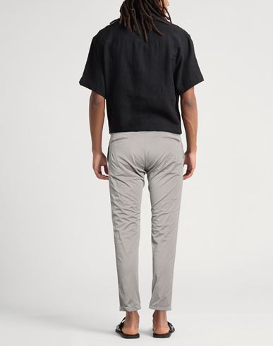Evoluto Man Pants Grey Size 38 Cotton, Elastane