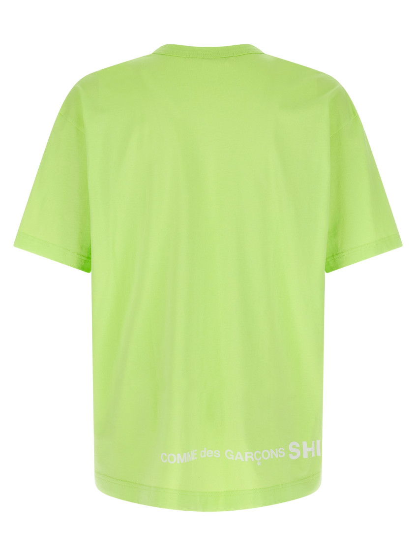 Green Logo Print T-shirt