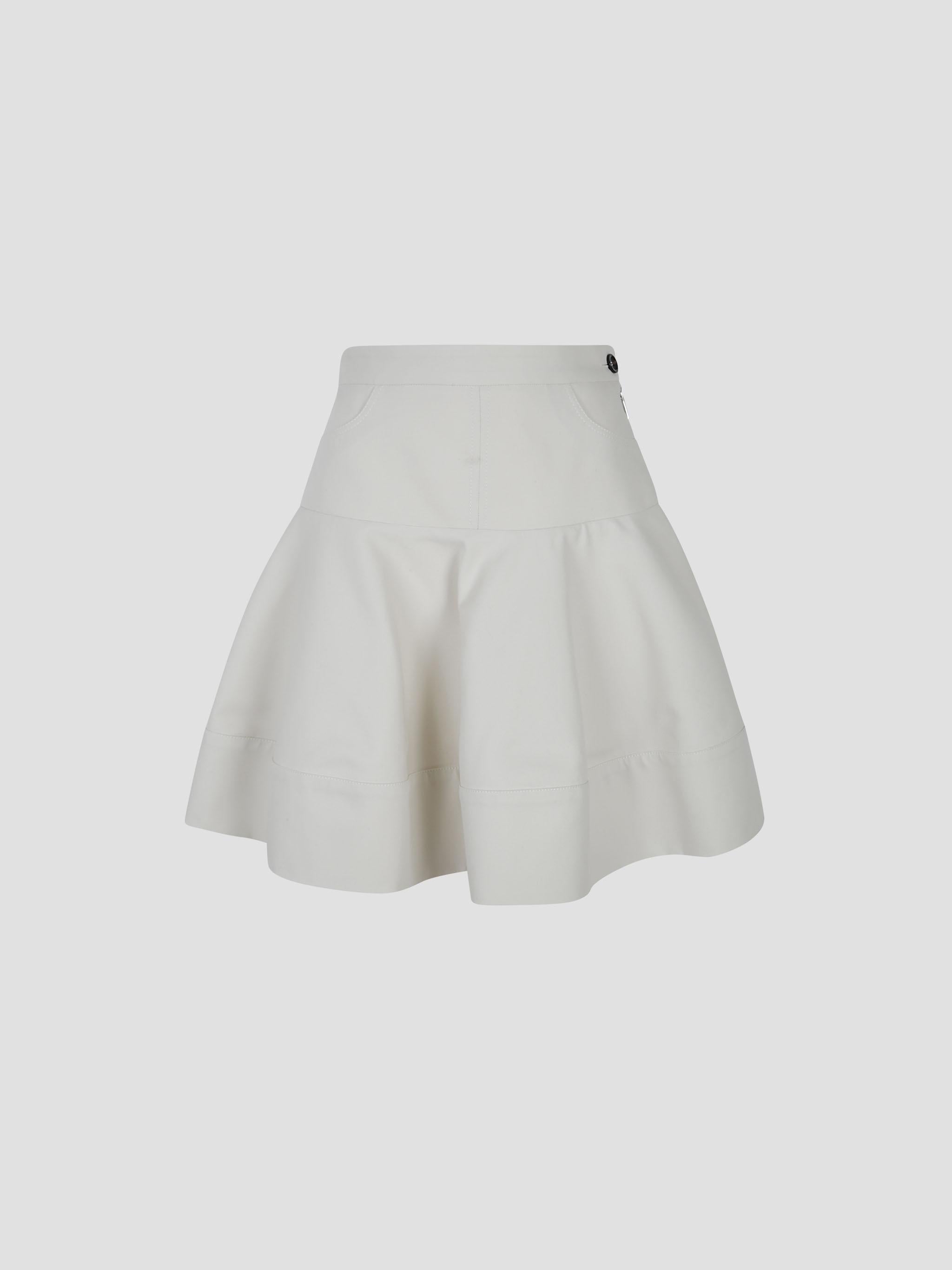 Canvas Mini Skirt with Float Bottom