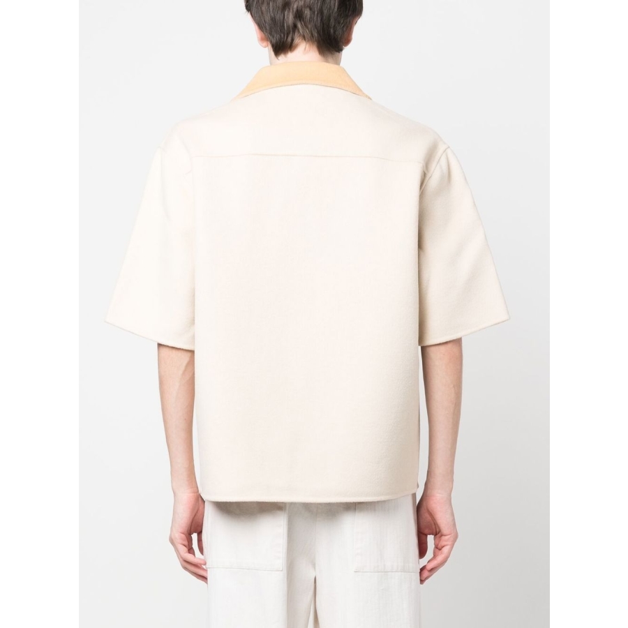 Double-Faced Wool-Blend Holiday Shirt