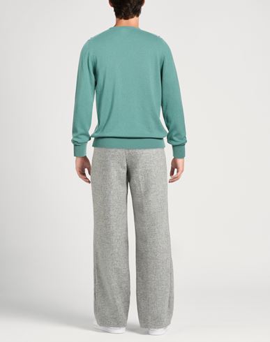 Man Sweater Light green Size 42 Cashmere