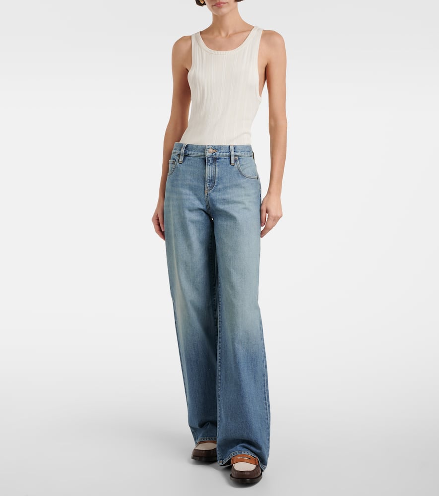 Mercer wide-leg jeans