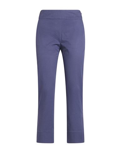 Woman Pants Purple Size 8 Cotton, Elastane
