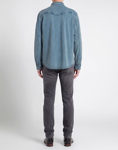 Man Shirt Light blue Size S Organic cotton, Polyester