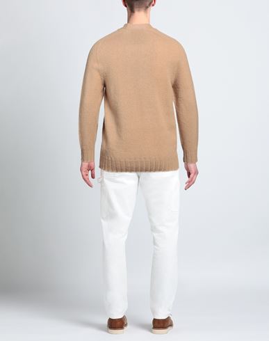 Man Sweater Beige Size 40 Wool