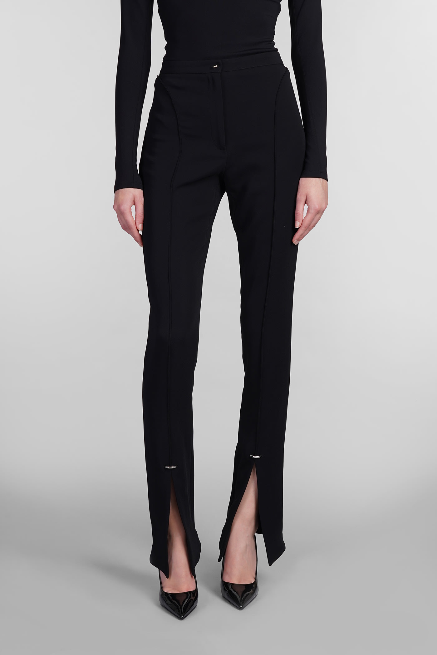 Pants In Black Viscose