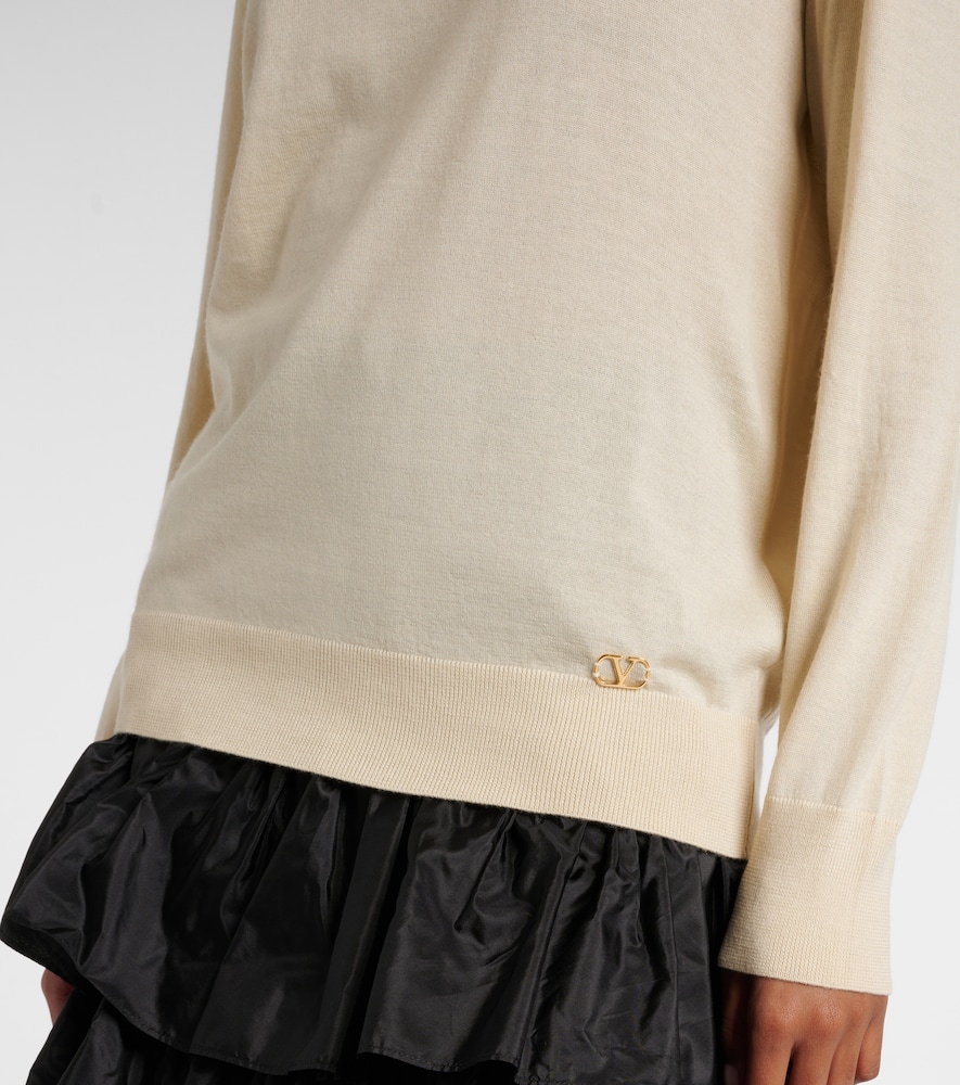 Cashmere and silk sweater