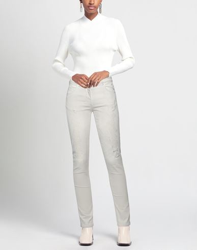 Woman Denim pants Cream