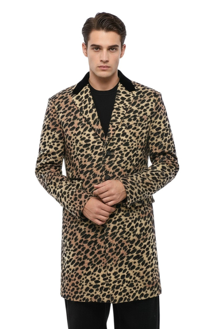 Single-breasted Wool Coat