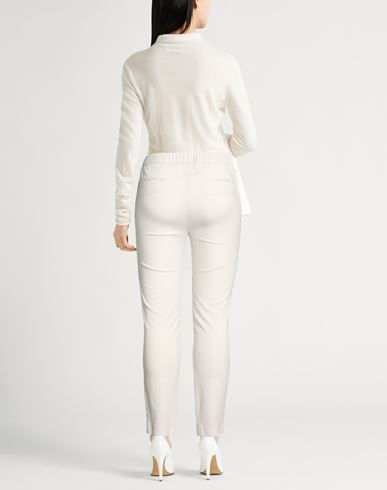 Woman Pants Light grey Size 10 Merino Wool, Polyamide, Elastane, Ecobrass