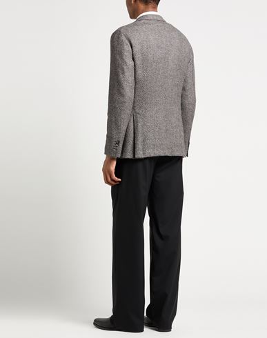 Man Blazer Grey Size 36 Wool, Linen, Nylon