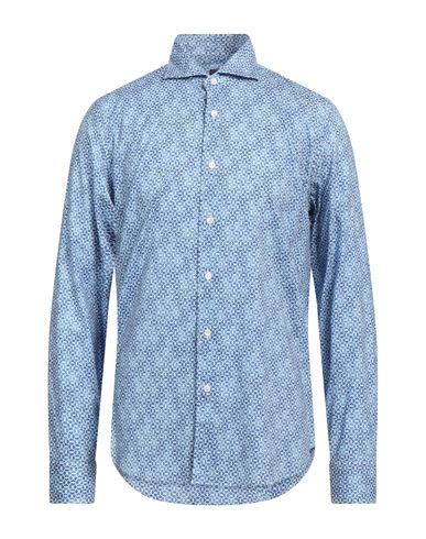 Man Shirt Blue Size 15 ¾ Cotton, Elastane