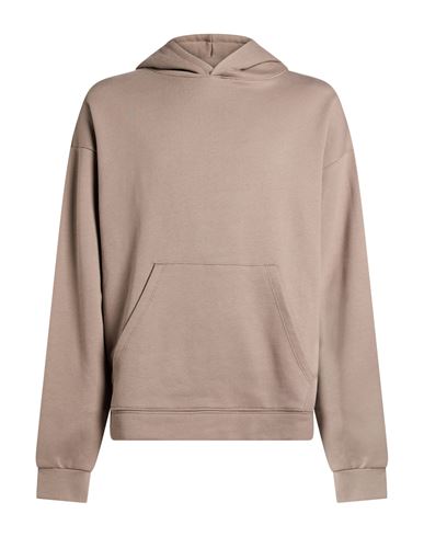 Man Sweatshirt Taupe Size XXL Cotton