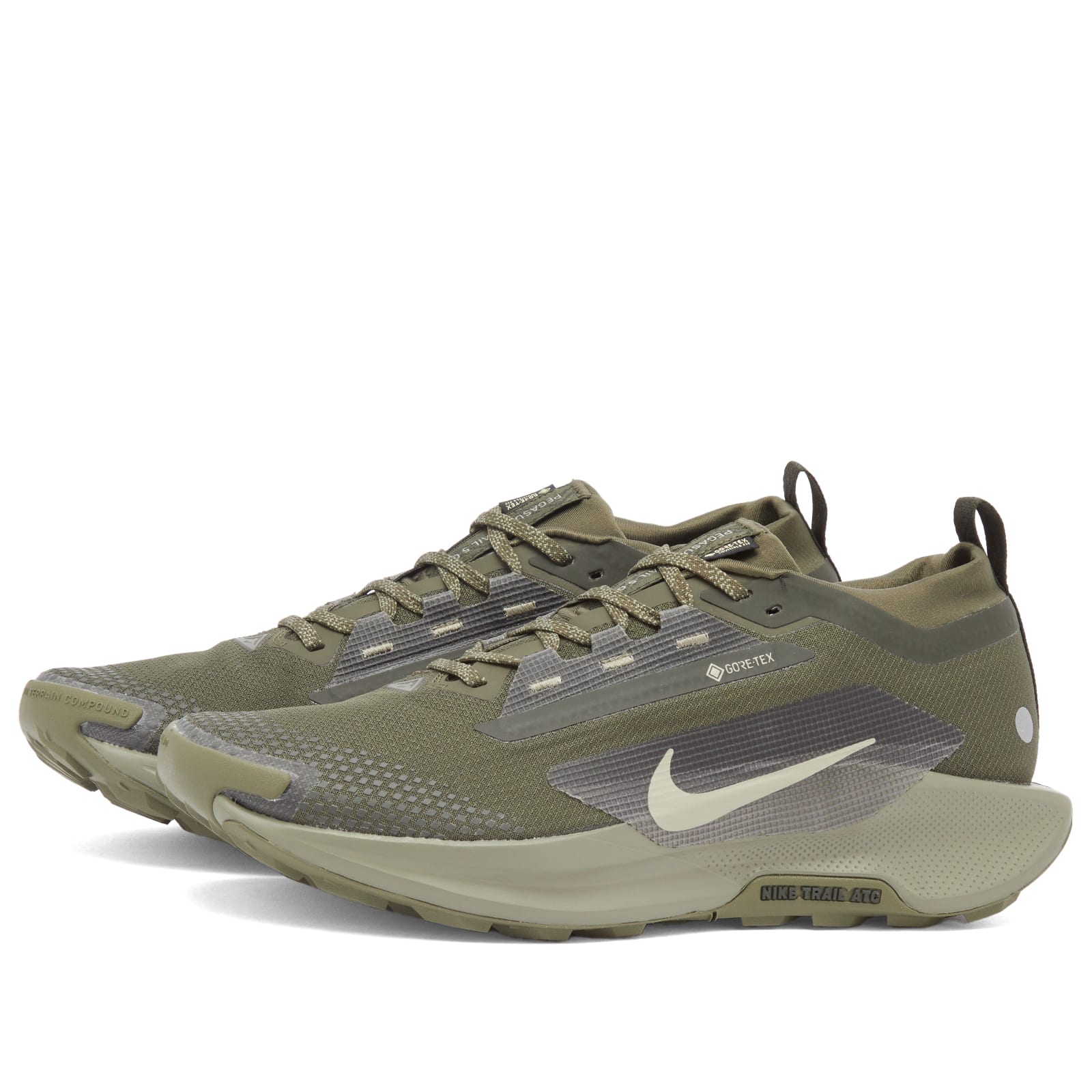 Nike Reactx Pegasus Trail 5 Gtx SP Sneaker in Sequoia/Olive/Army