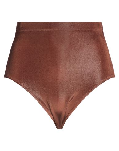 Woman Shorts & Bermuda Shorts Brown Size 4 Viscose, Elastane