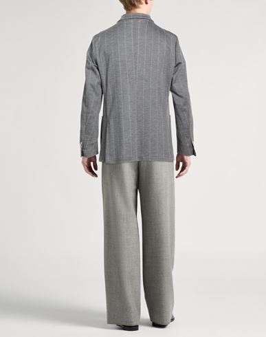 Man Blazer Grey Size 40 Virgin Wool, Polyamide, Elastane