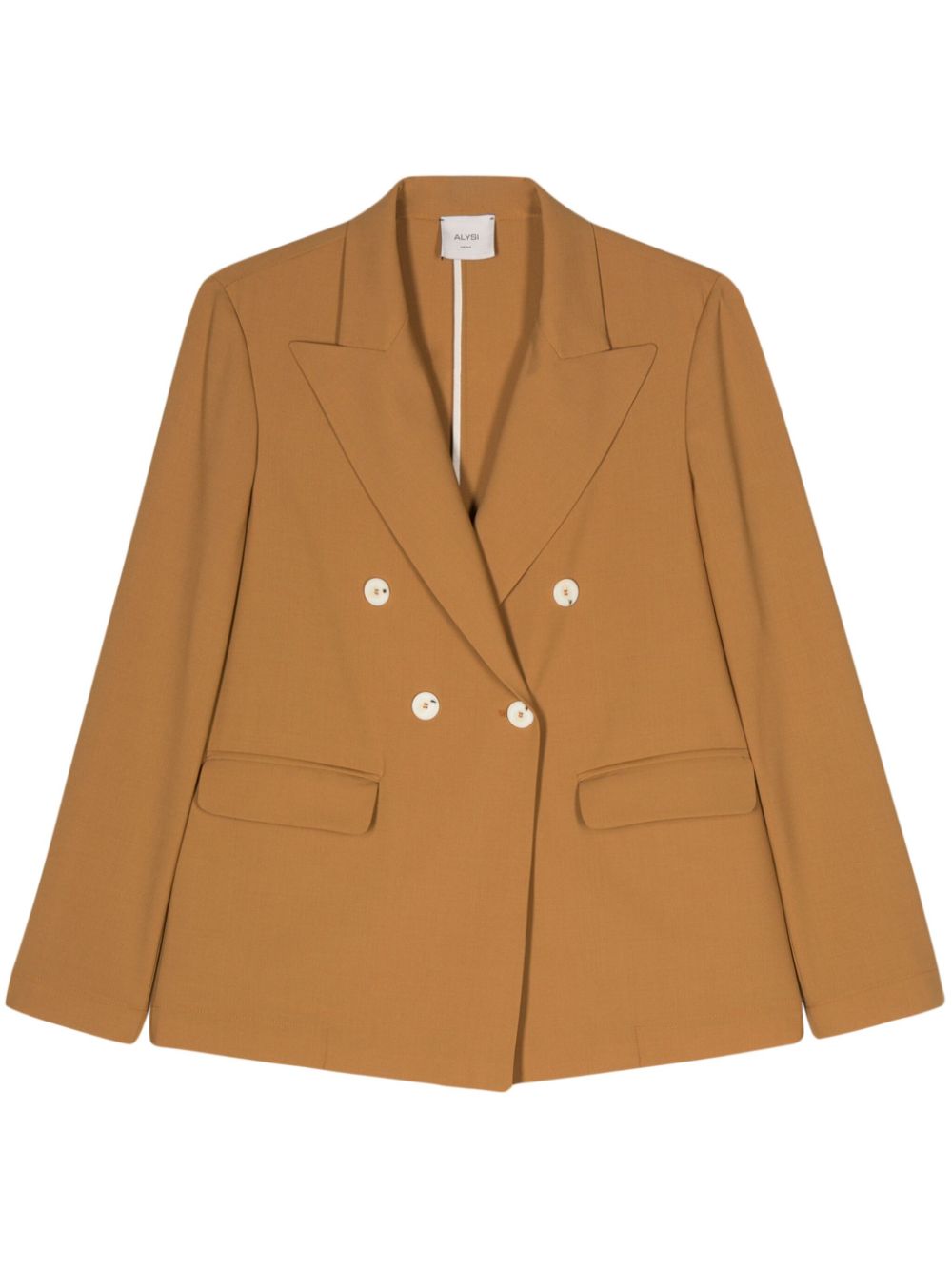 Double-breasted blazer - Brown