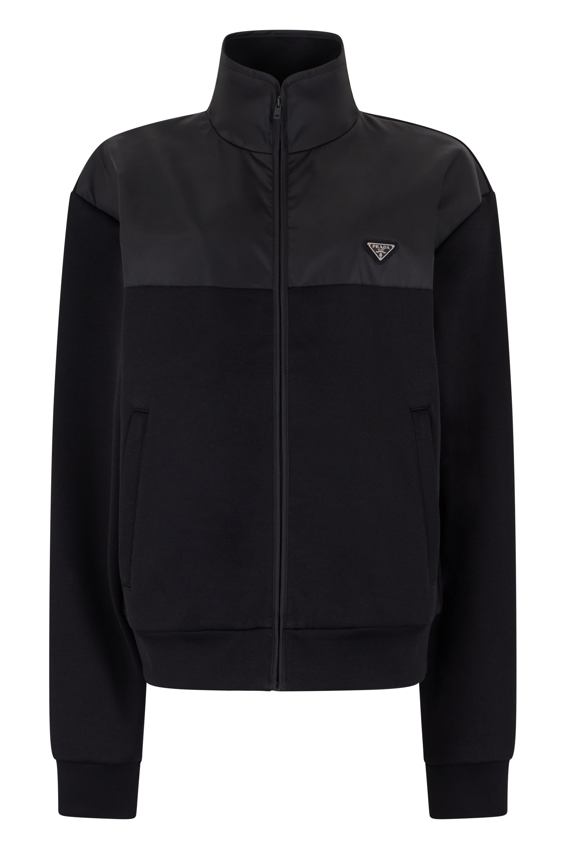 Cotton Fleece and Re-Nylon Sweatshirt