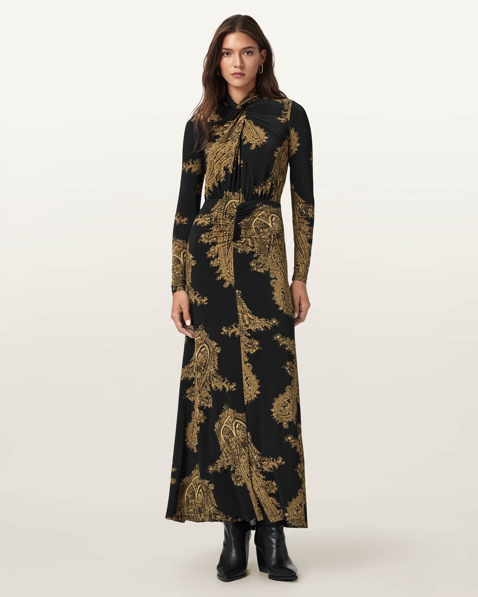 Mina A-Line Maxi Dress