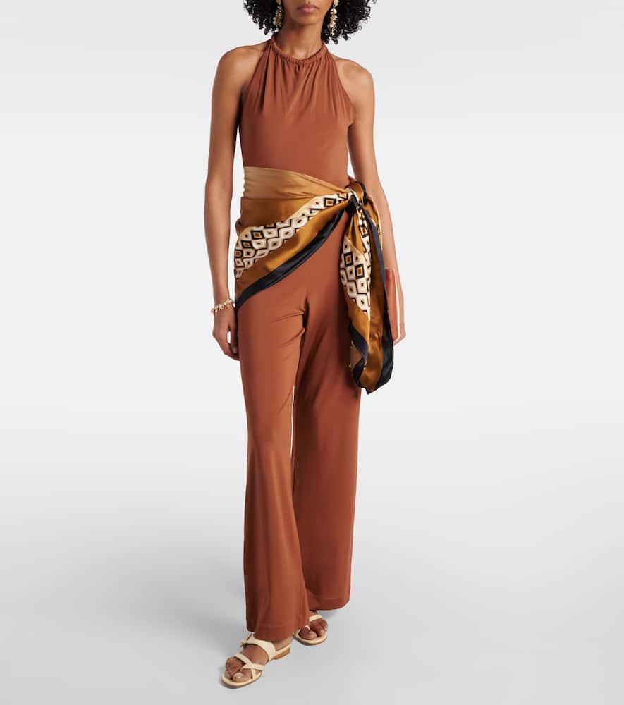 Parsec halterneck beach jumpsuit