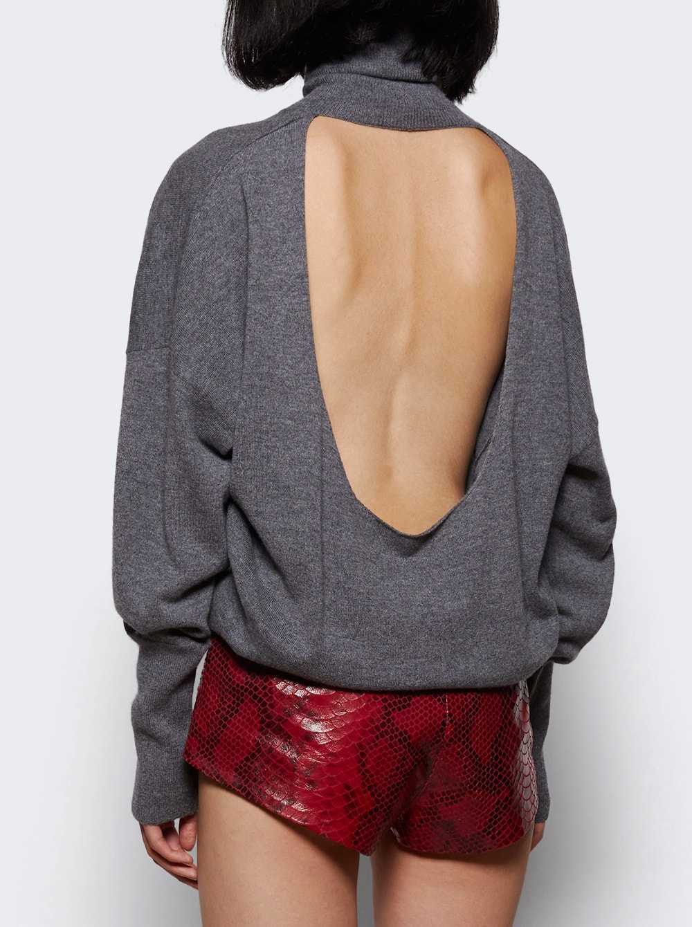 Backless Jumper Grey