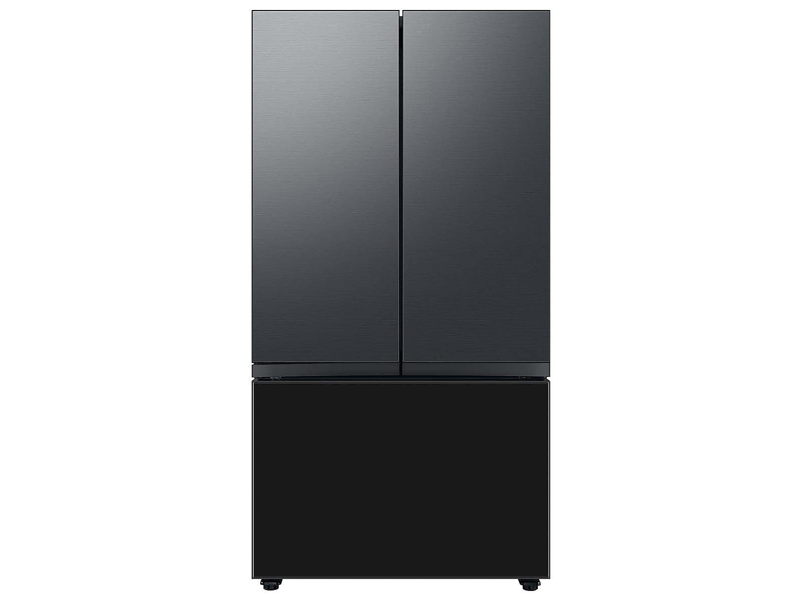 Bespoke 3-Door French Door Refrigerator Panel in Matte in Black Steel - Top Panel(RA-F18DU3MT/AA)