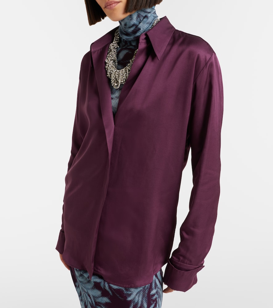 Celindra satin shirt