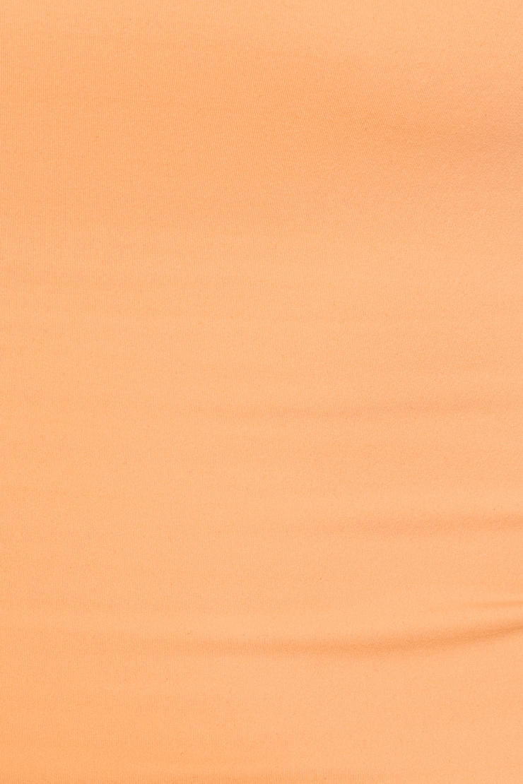 Sleek Longline Tube Top - Orange - Women Clothing