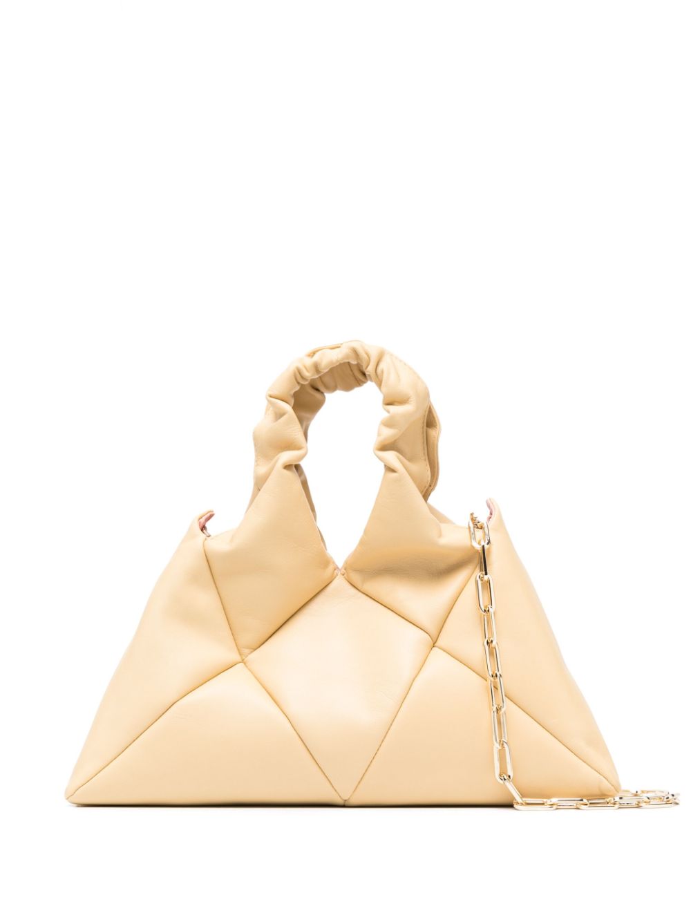 Didi quilted leather tote bag - Yellow