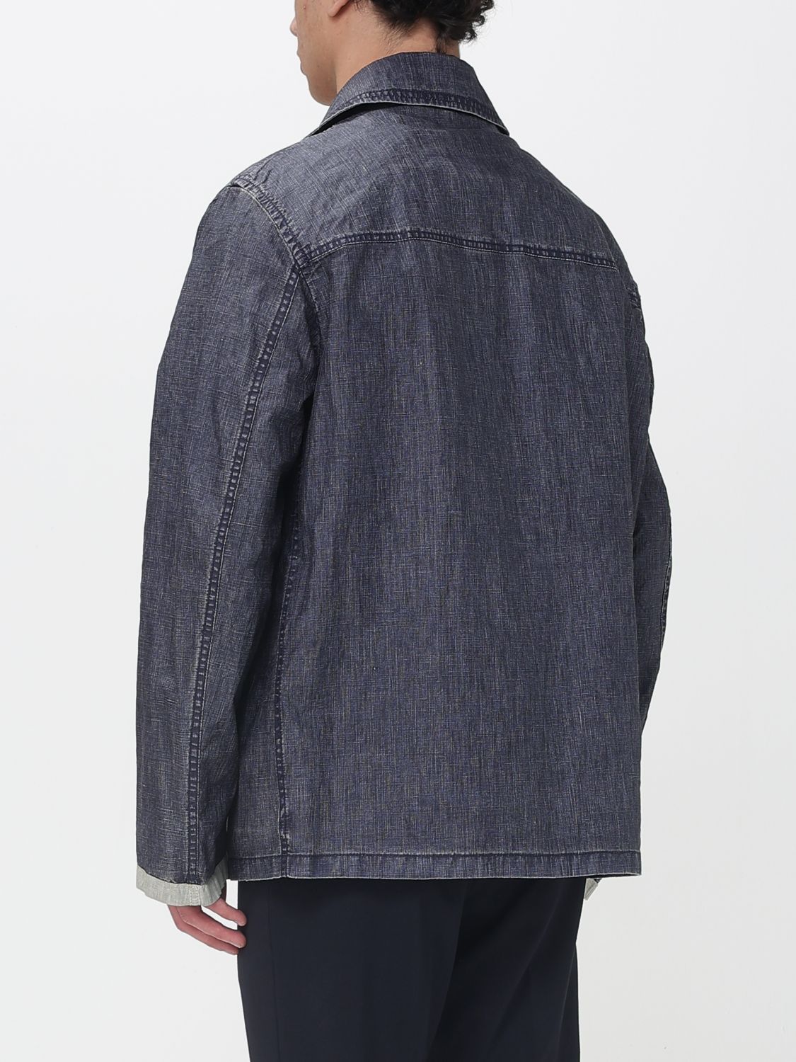Jacket Men color Blue
