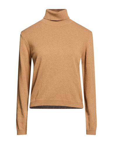 Woman Turtleneck Camel Size M Wool, Viscose, Polyamide, Cashmere