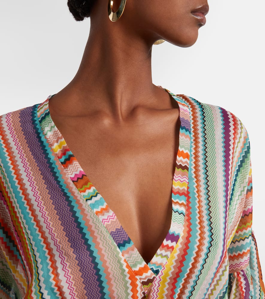 Zig Zag maxi dress
