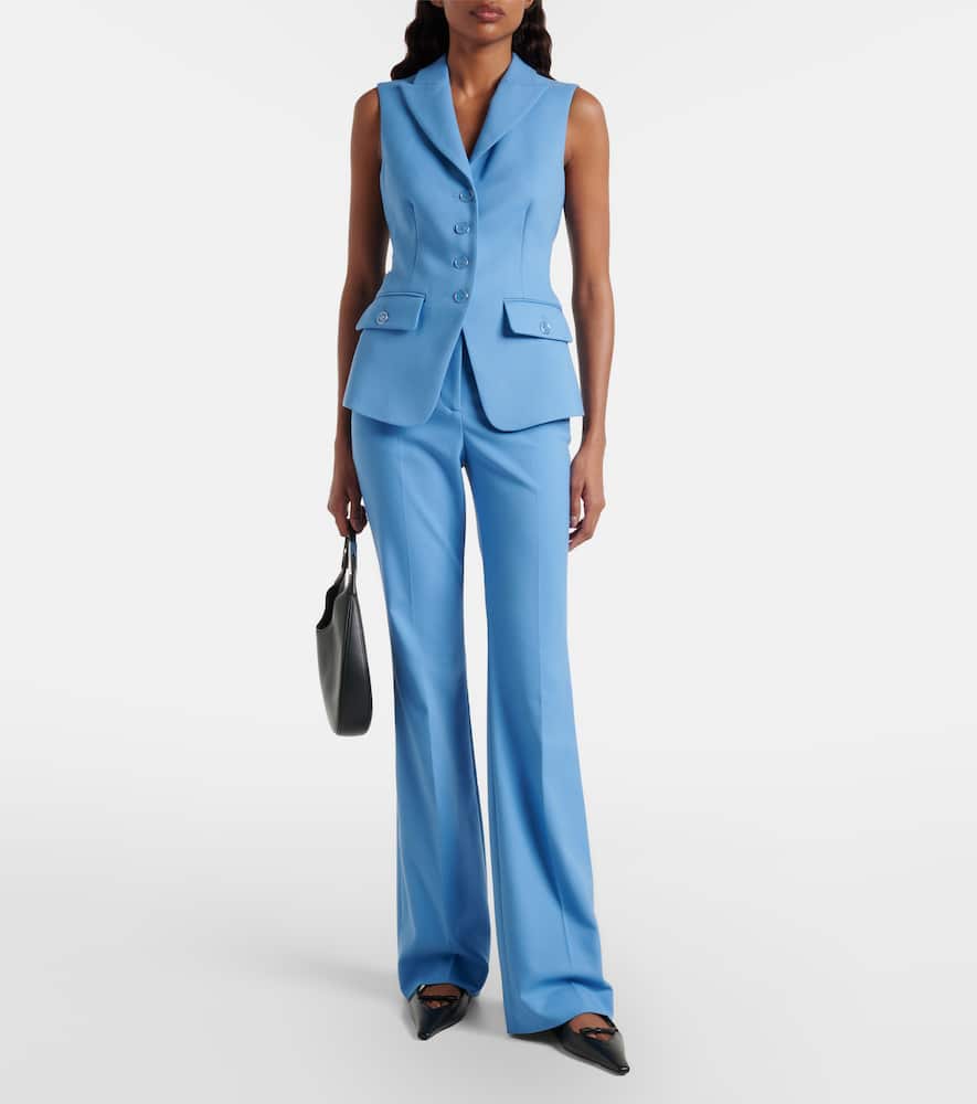 Melvin twill flared pants