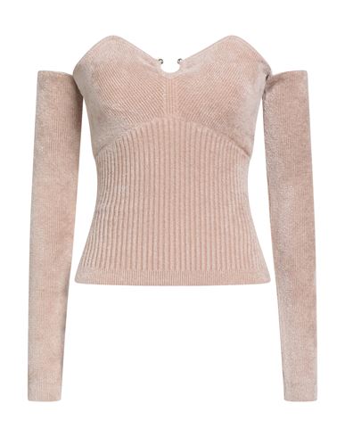 Woman Sweater Beige Size S Viscose, Polyamide
