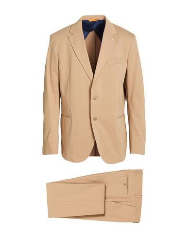 At. p.co Man Suit Beige Size 34 Cotton, Polyamide, Elastane