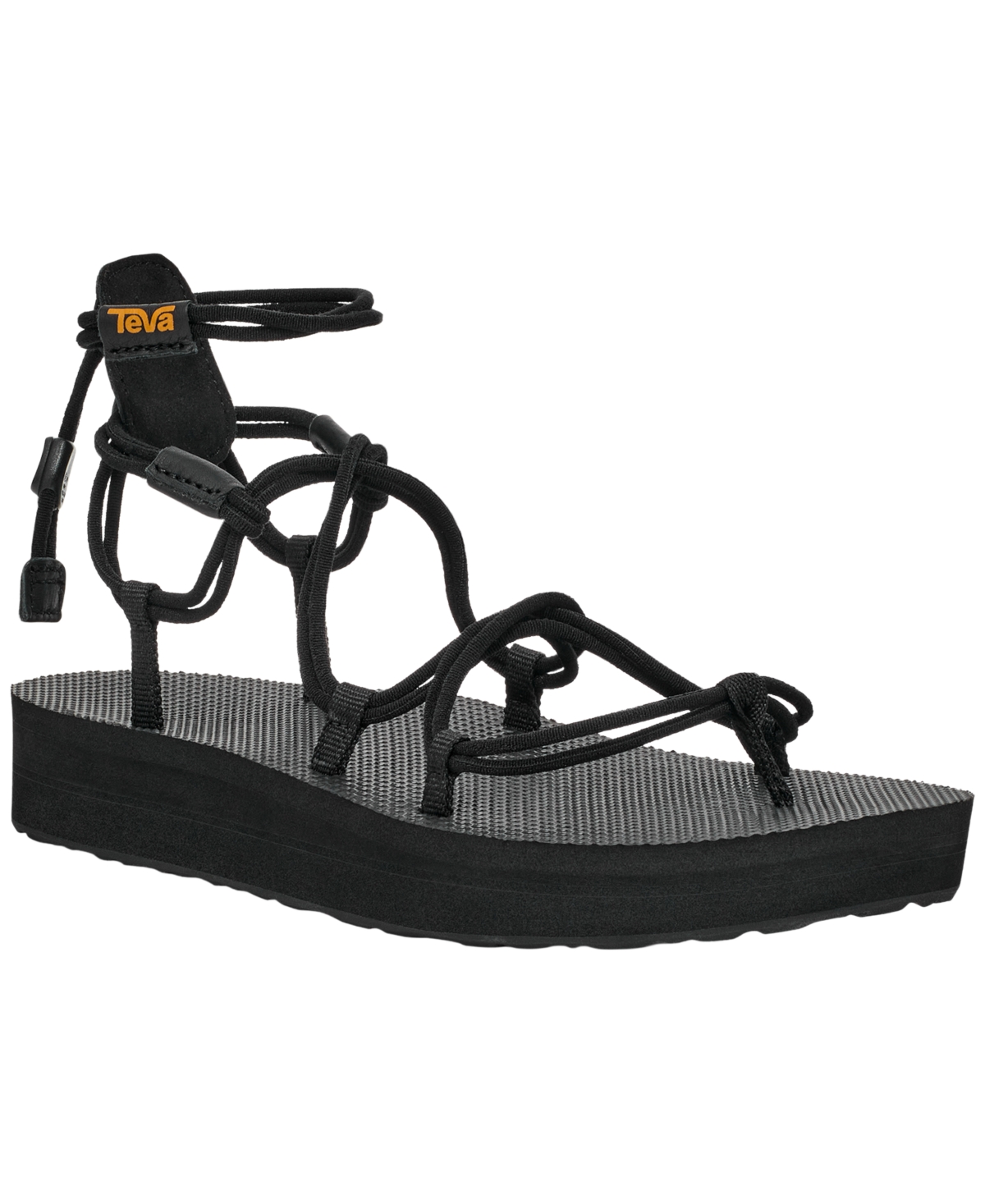 Women's Midform Infinity Strappy Sandals - Black
